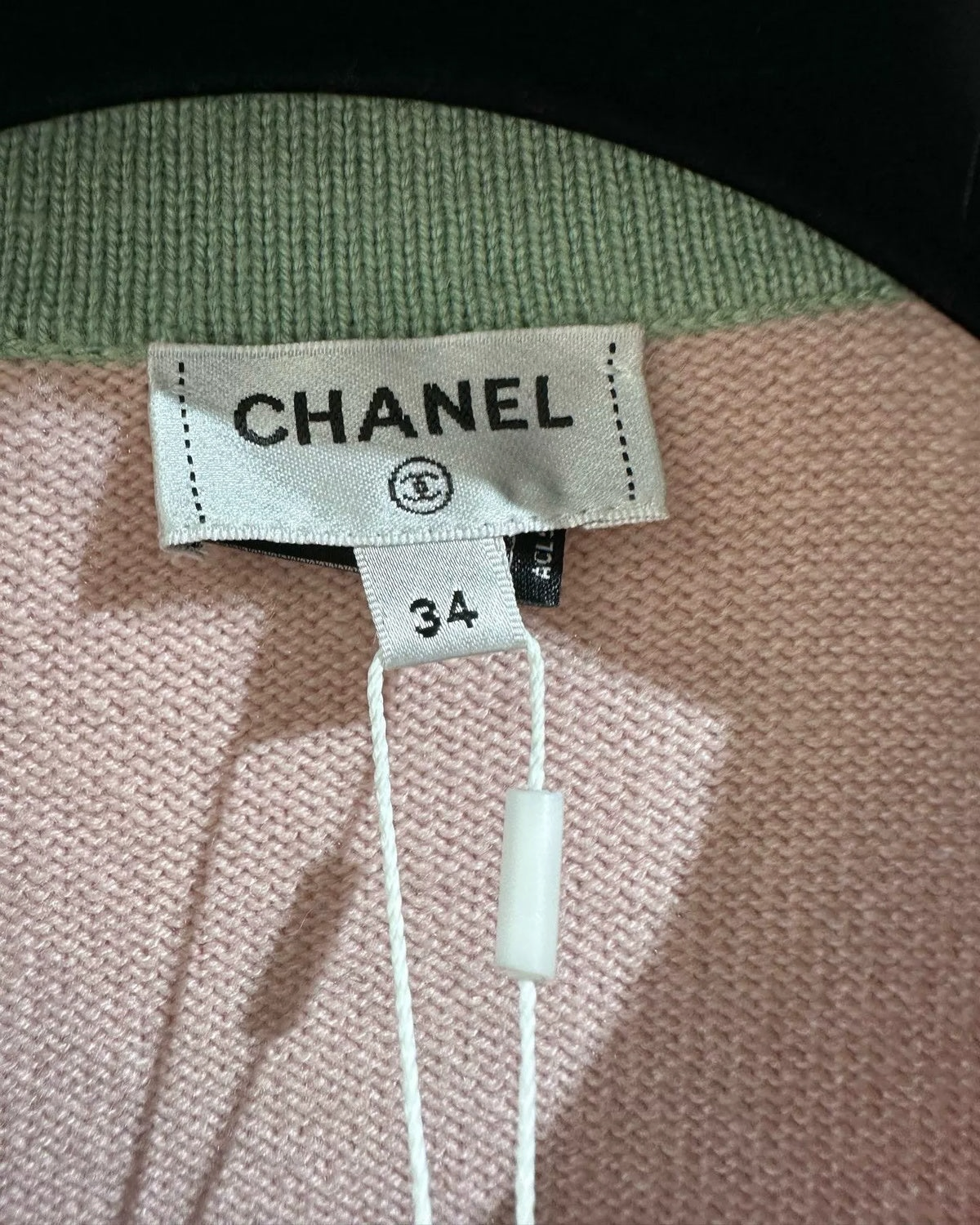 Chanel 24C Four-Pocket Cashmere Cardigan Pink, Green FR 34