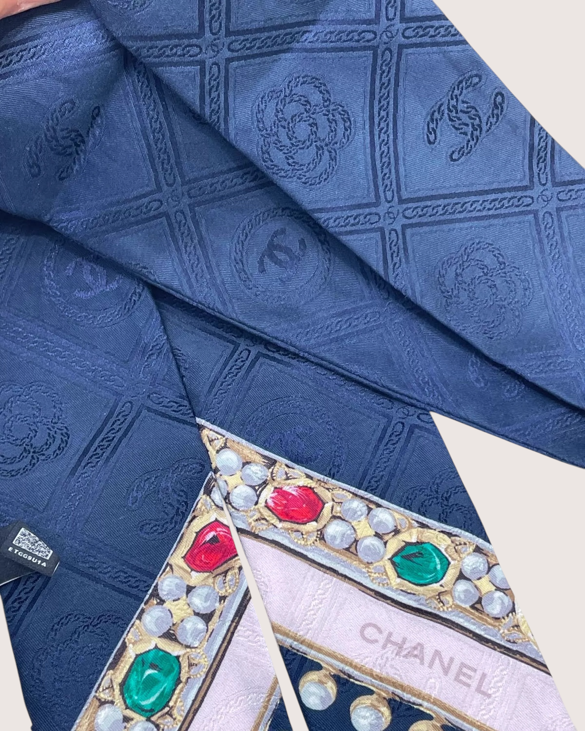 Chanel 26C Jewel Print Scarf