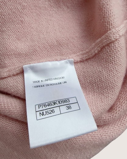 Chanel 24C Cashmere Four-Pocket Cardigan Pink, Green FR 38