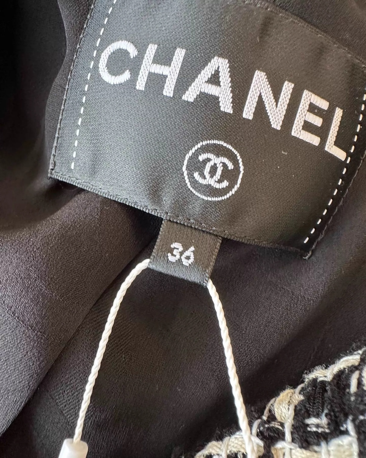 Chanel 25C Plaid Four-Pocket Tweed Jacket
