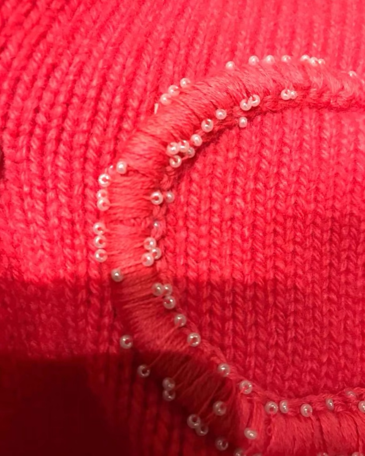 Chanel Logo Knit Cashmere Sweater - view 4
