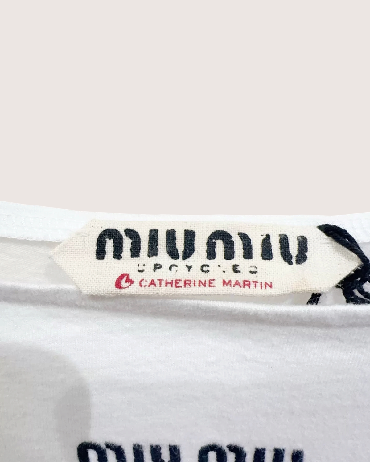 Miu Miu Striped T-Shirt White, Red FR 36