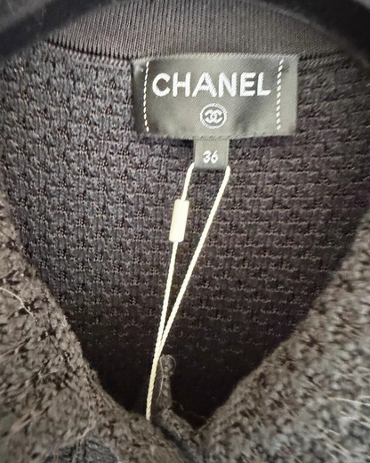 Chanel 24P Polo Short-Sleeve Cardigan