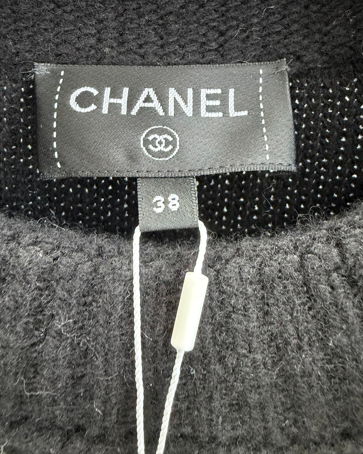 Chanel 25K Camellia Mini Dress Black, Beige/Ecru FR 38