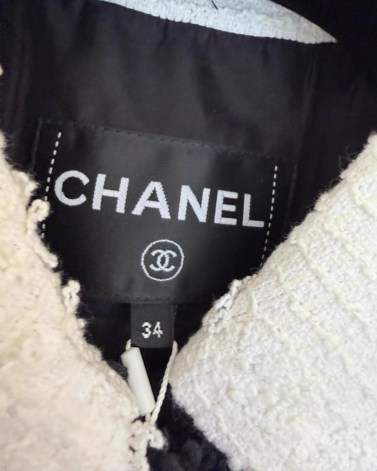 Chanel 25P Collared Tweed Jacket