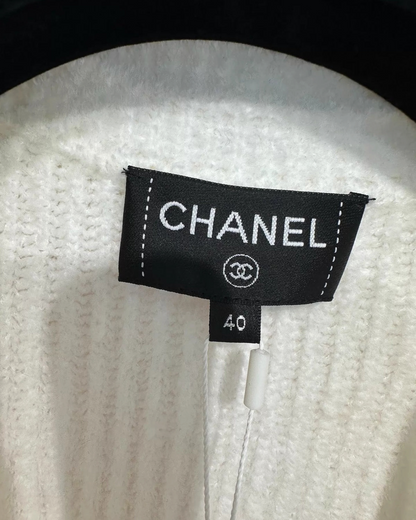 Chanel 23C ‘5’ Patch Cardigan