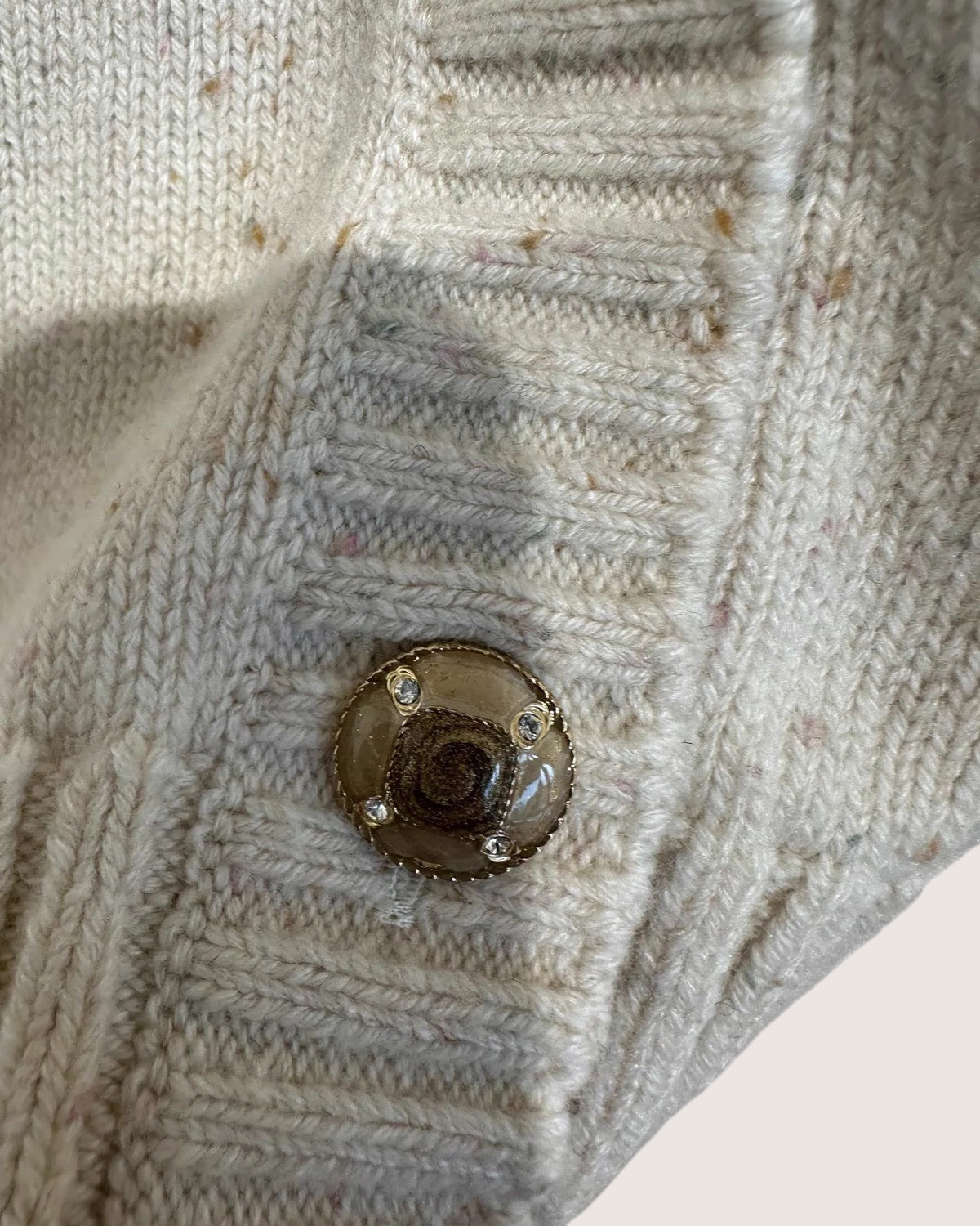 Chanel 25N Deer Cashmere Cardigan