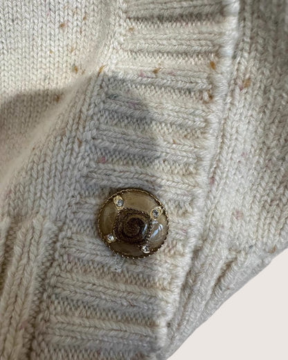 Chanel 25N Deer Cashmere Cardigan