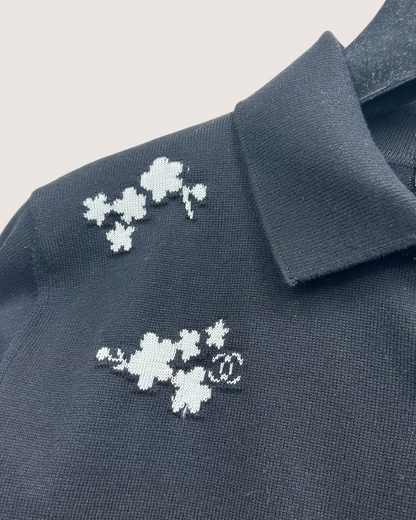 Chanel 26P Floral Polo Top