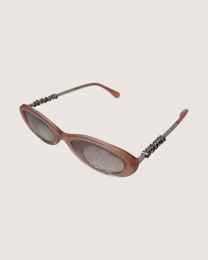 Chanel 26S Cat-Eye Gradient Sunglasses Pink One Size