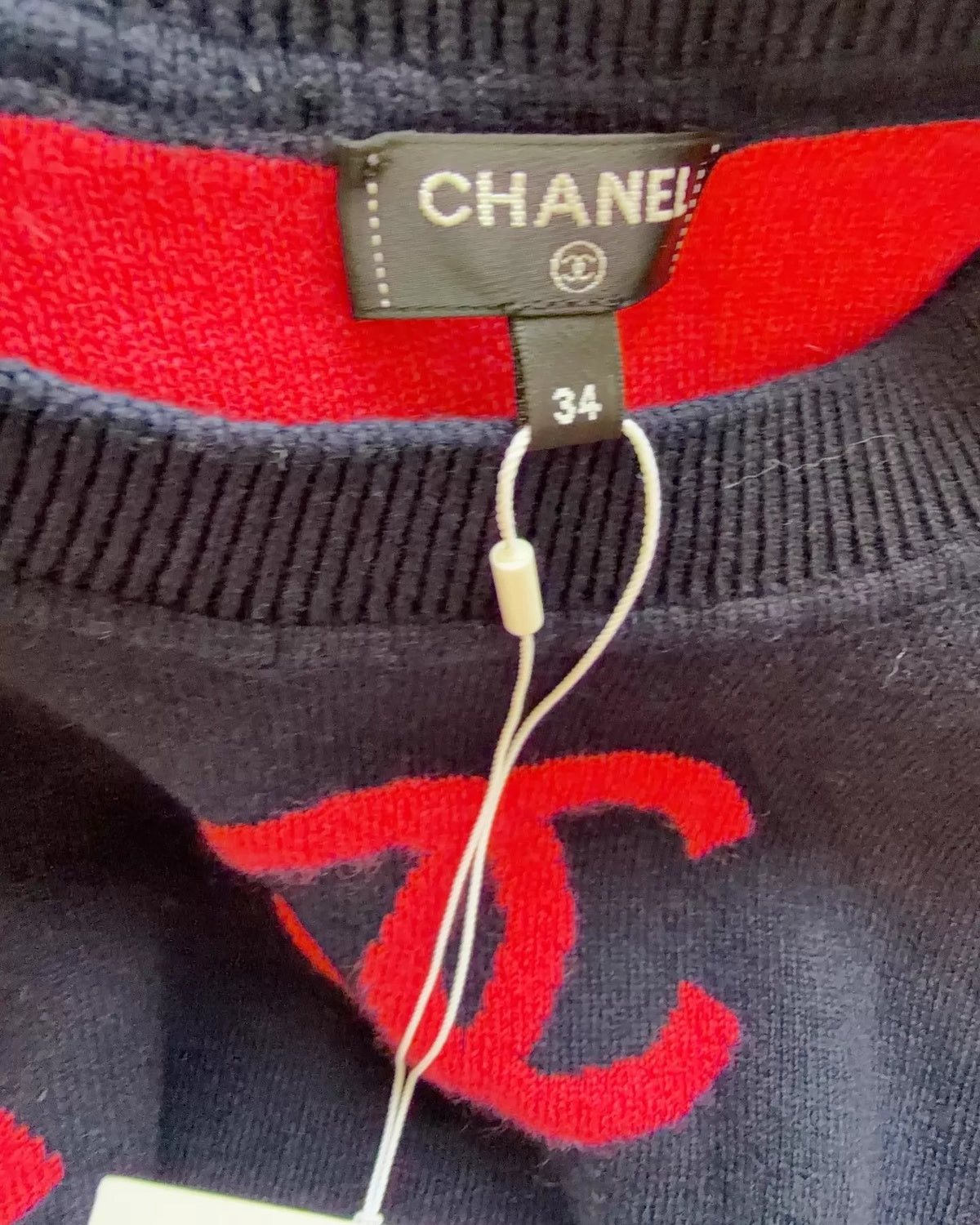 Chanel CC Cashmere Logo Sweater - view 4