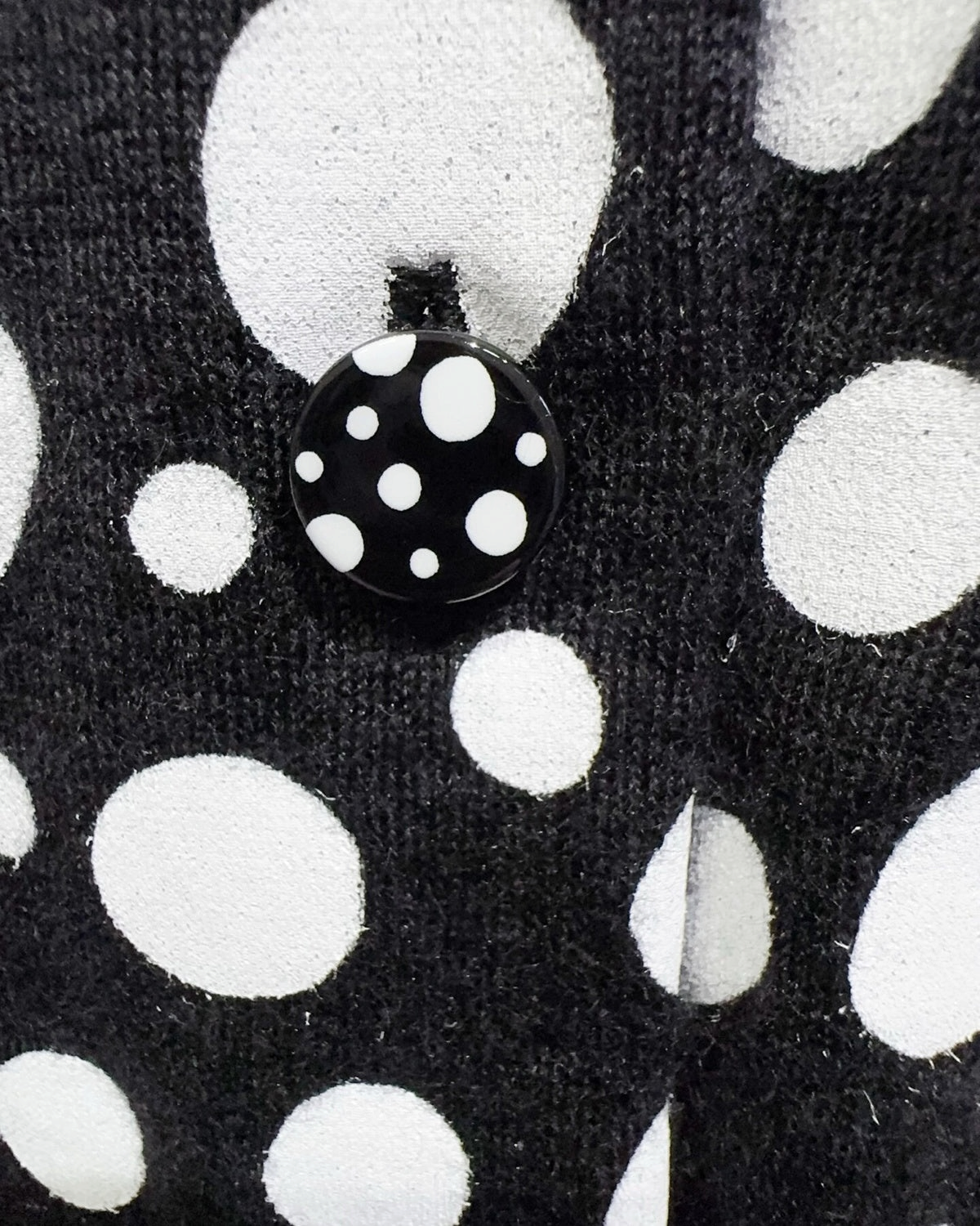 Louis Vuitton Polka-Dot Cardigan Black, White FR 36