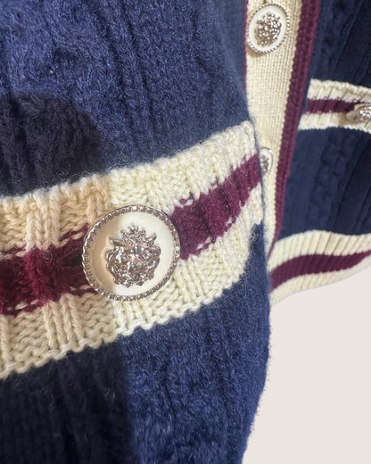 Chanel 26C Floral Patch Cashmere Cardigan