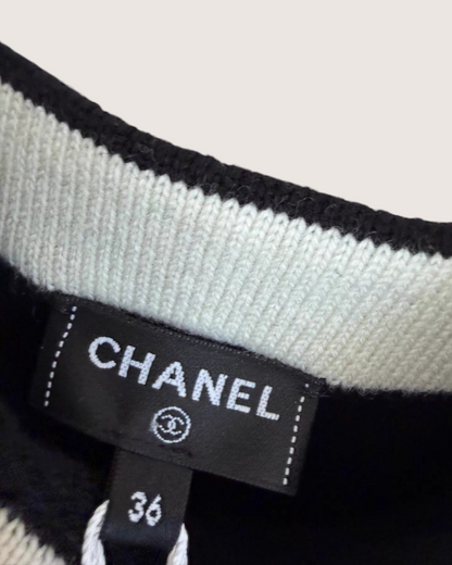 Chanel 25B Cashmere Mini Dress