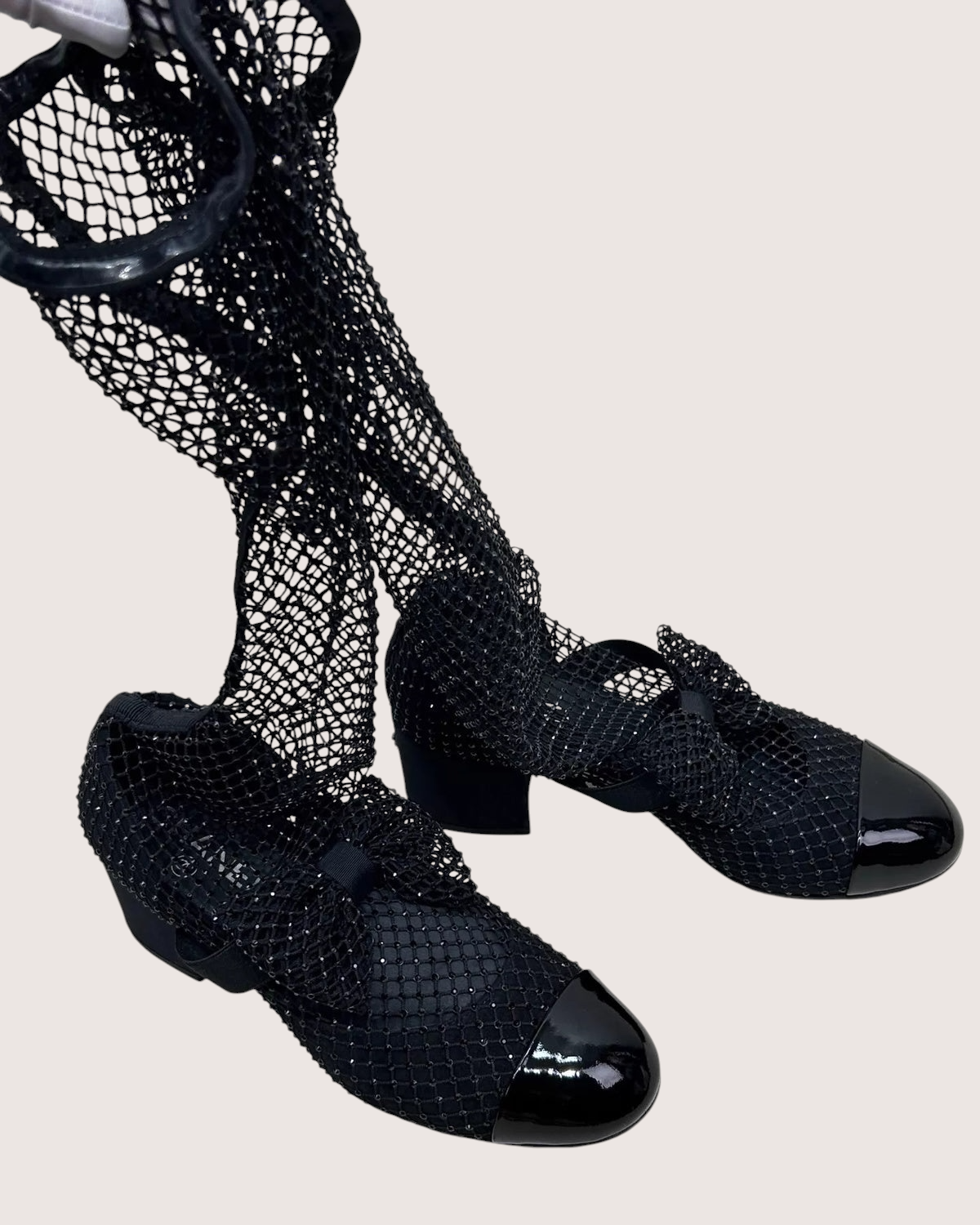 Chanel 23S Bow Shimmer Boots - view 4