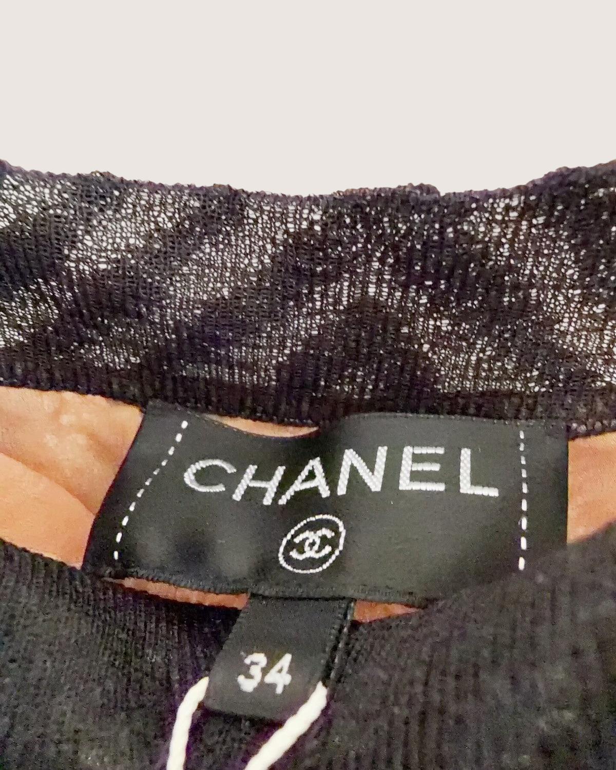Chanel 17C Lace Maxi Dress Black, Brown FR 34