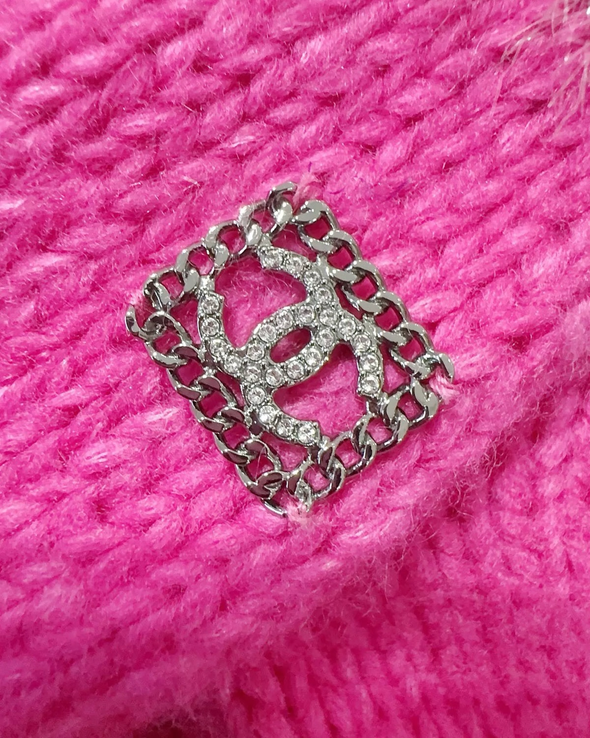 Chanel 21K Cashmere Fringe Sweater Pink, Blue, Multicolor FR 36
