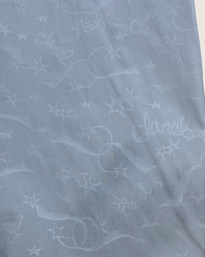 Chanel 24C Signature Star Longline Shirt White FR 34