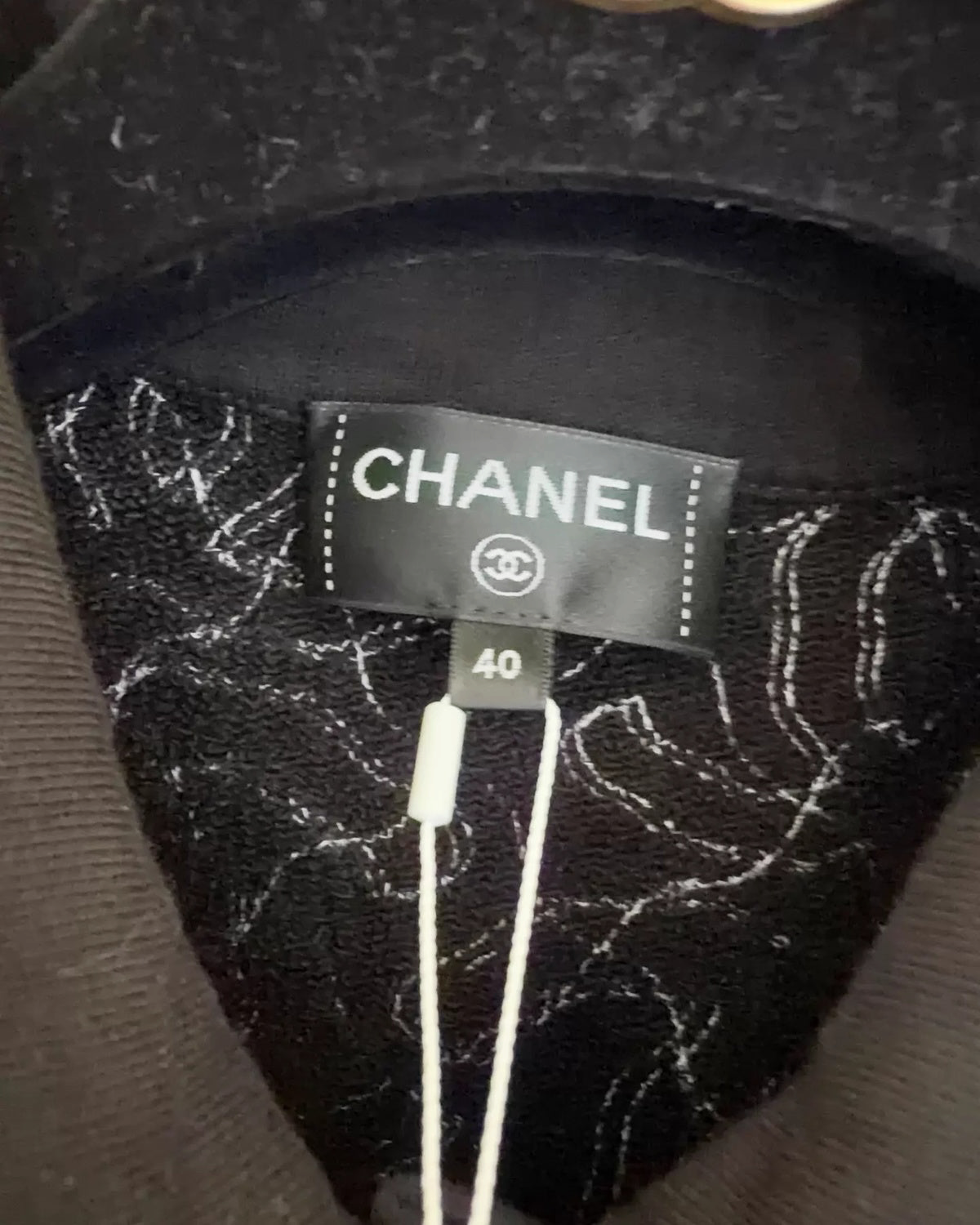 Chanel 25C Sequin Polo Sweatshirt - view 4