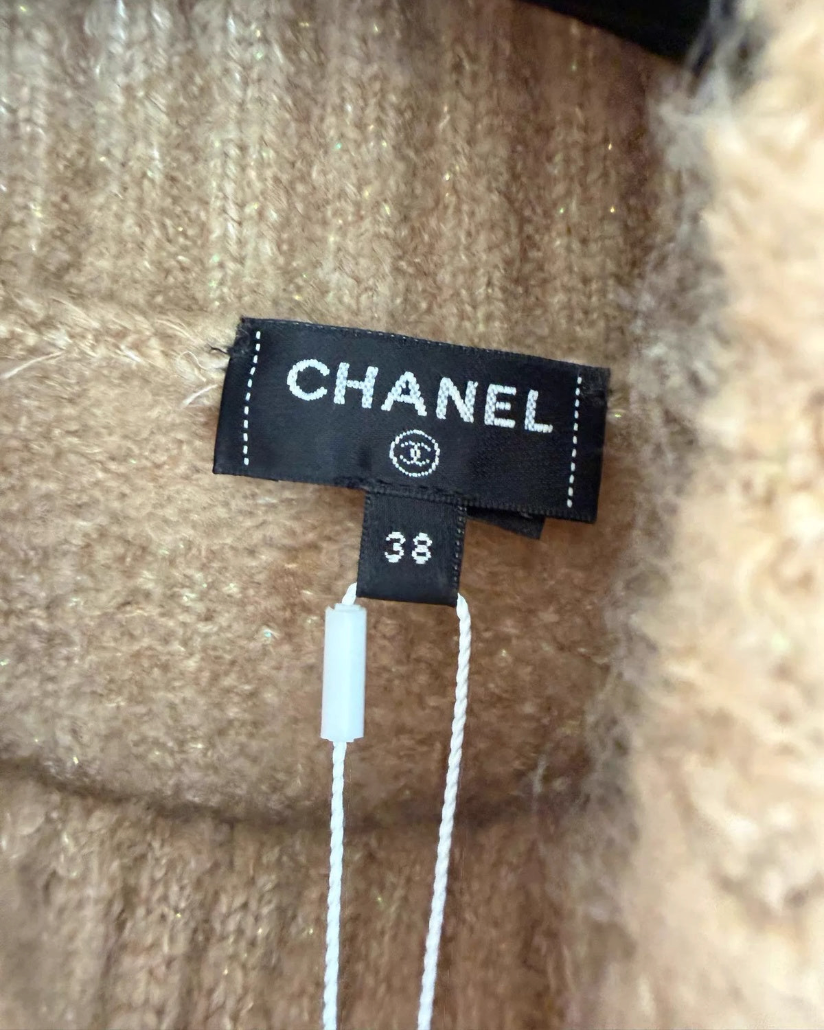 Chanel 23N Coco Neige Knit Wool Turtleneck Top - view 4