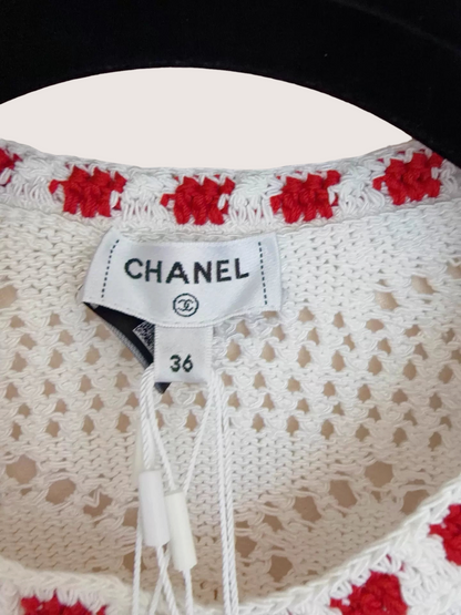 Chanel 24P Openwork Cardigan