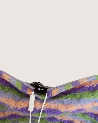 Chanel 24A Cashmere Striped Camisole Top