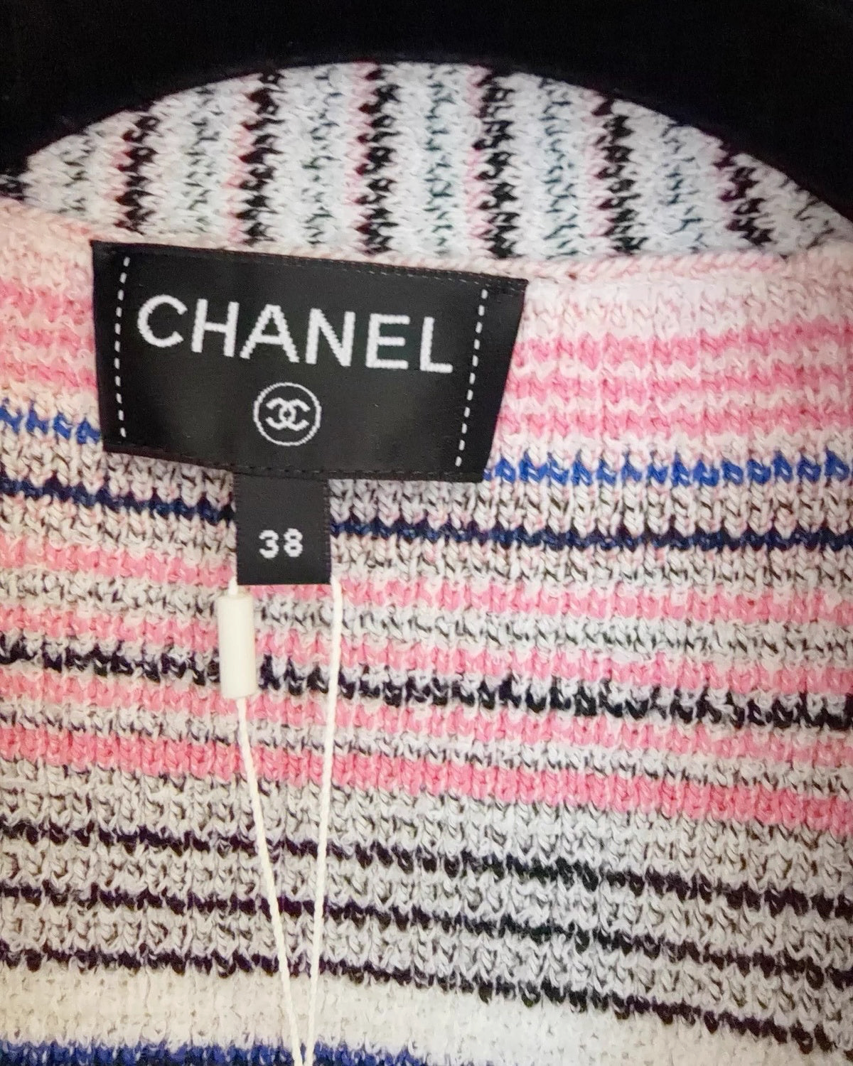 Chanel 24S Striped Belted Cardigan - view 4