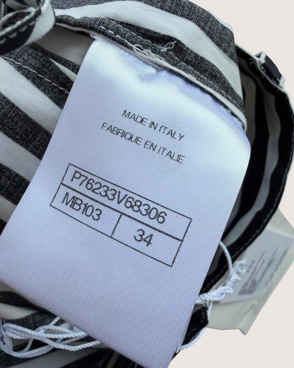 Chanel 25S CC Striped Wide-Leg Trousers - view 5