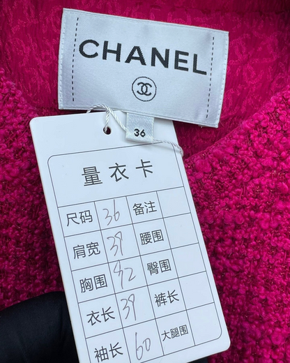 Chanel 21K Cropped Tweed Jacket