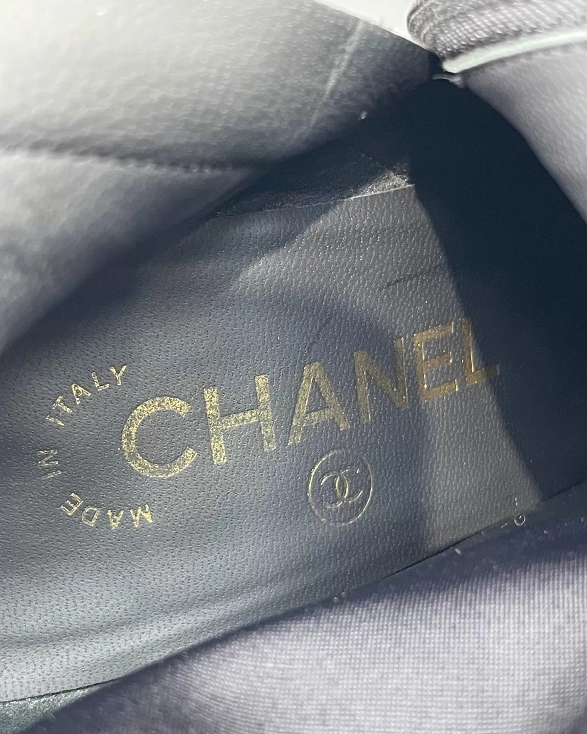 Chanel 23B Suede Ankle Boots Black ["EU 35.5"]