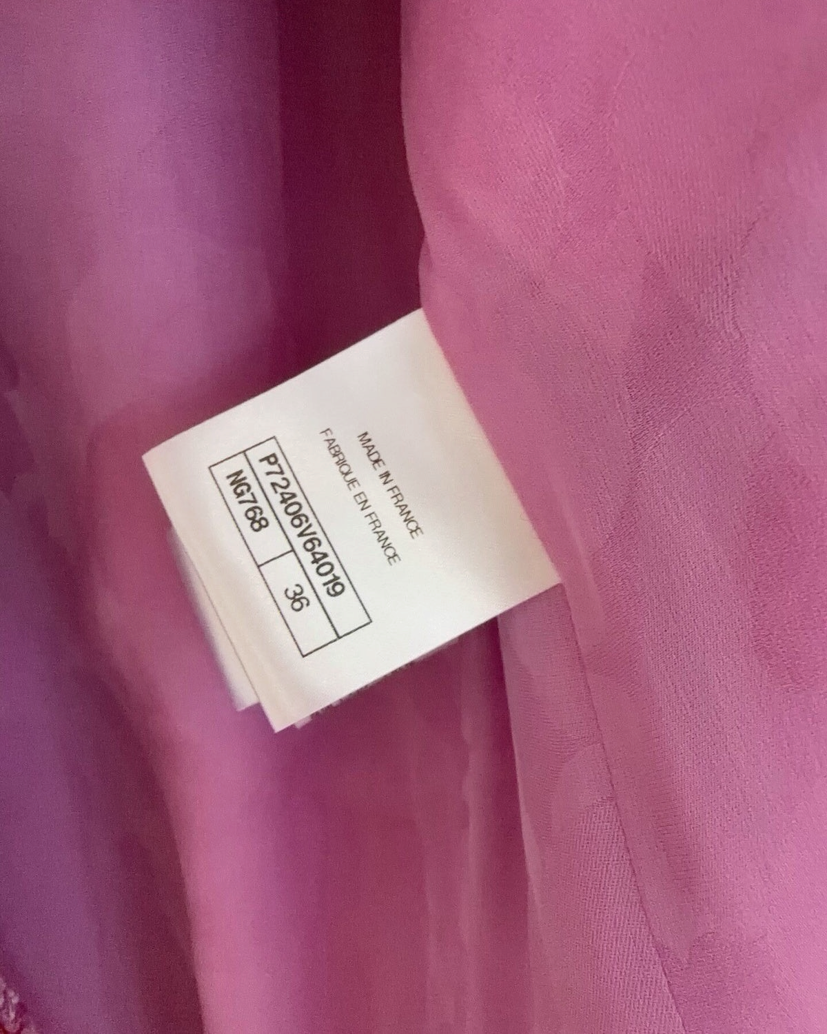 Chanel 22P Tweed Four-Pocket Vest Pink, Purple, Multicolor FR 36