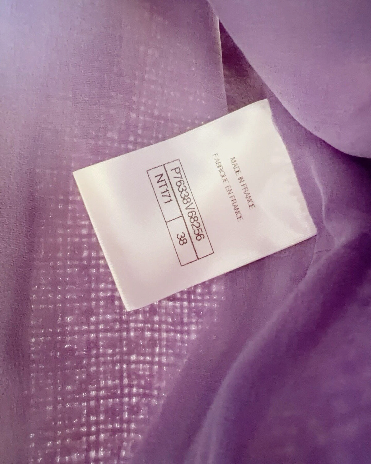 Chanel 24C Sequin Tweed Vest Purple, Pink, Multicolor FR 38