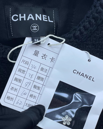 Chanel 23K Four-Pocket Tweed Jacket