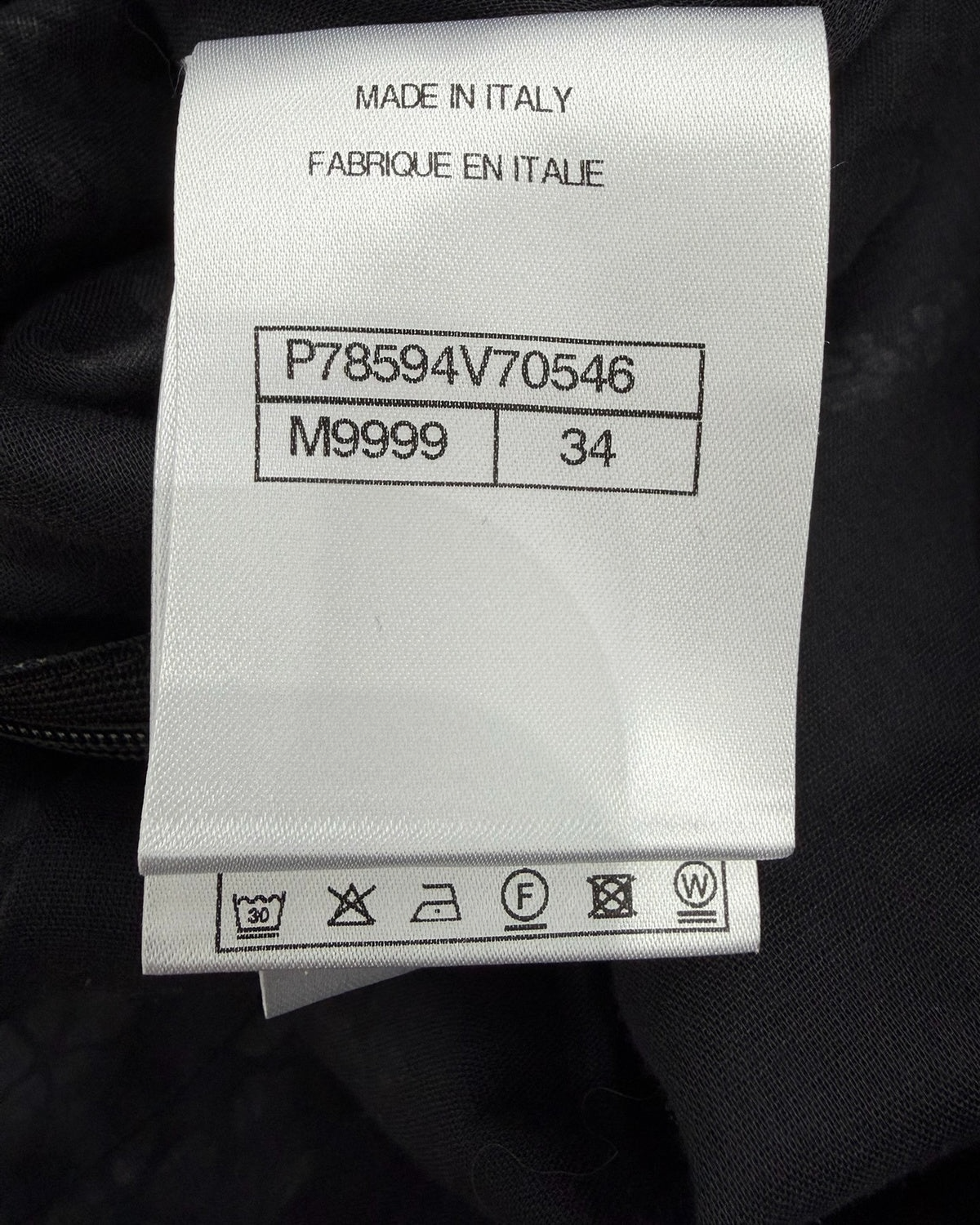 Chanel 25M Coco Beach Maxi Dress Black, White FR 34