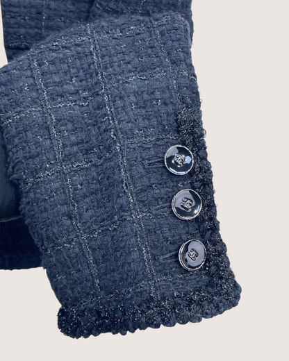 Chanel 25B Four-Pocket Tweed Jacket