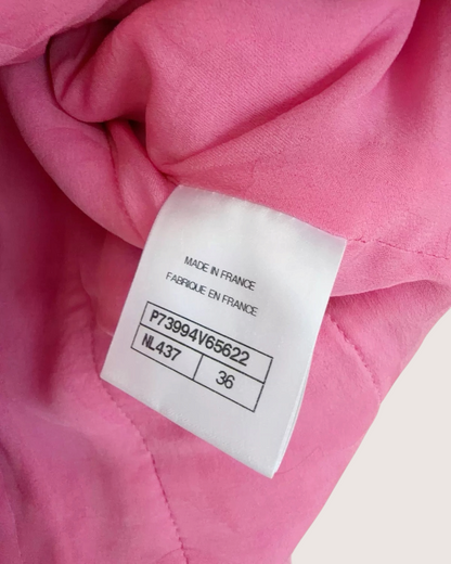 Chanel 23C Bow Tweed Jacket