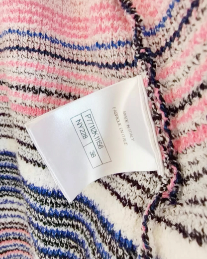 Chanel 24S Striped Belted Cardigan - view 5