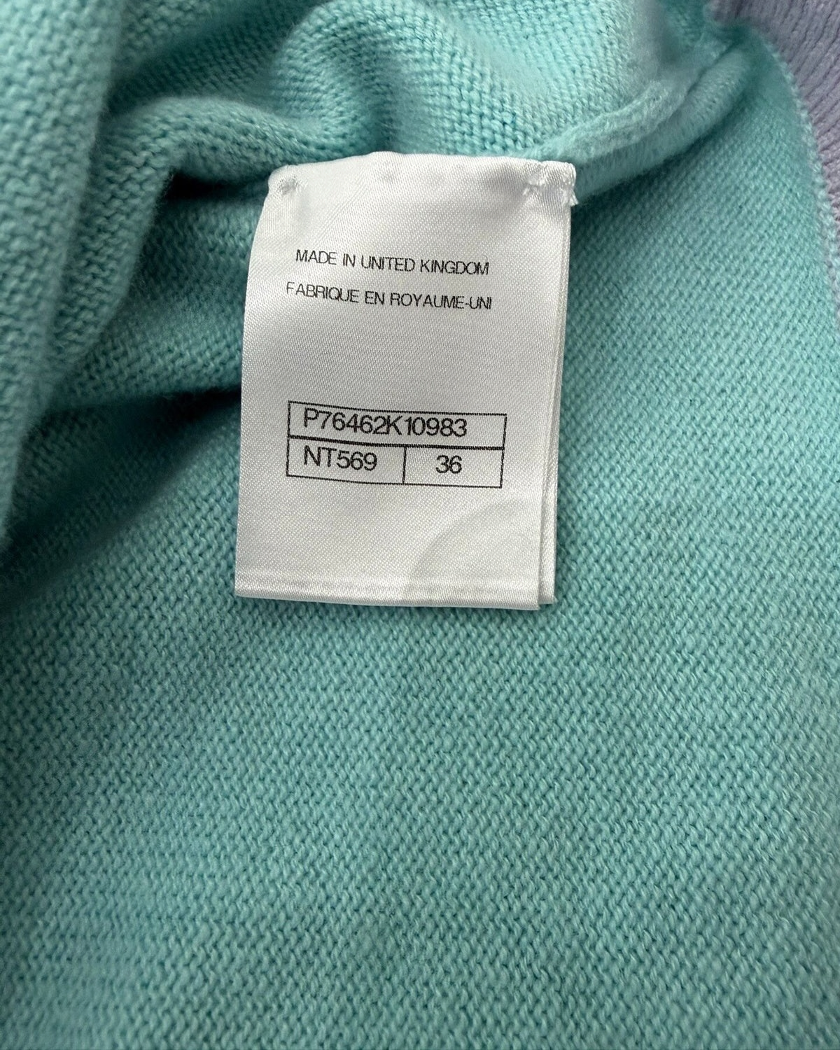 Chanel 24C Knit Cardigan Blue, Purple FR 36