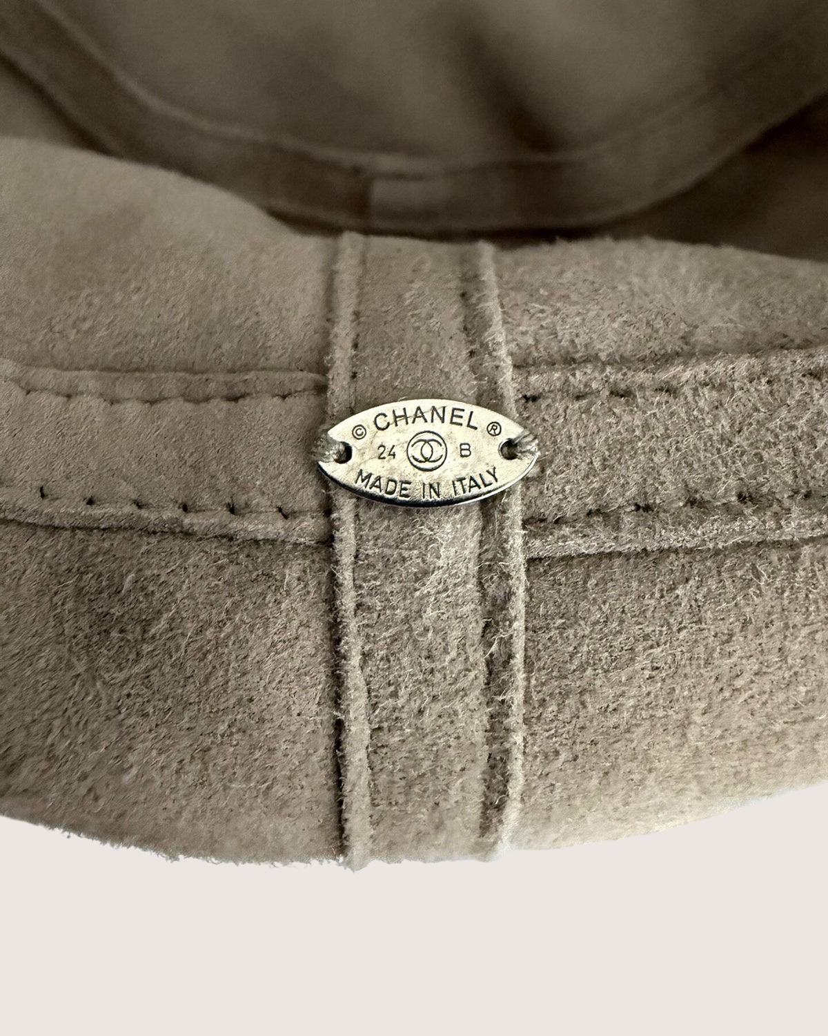 Chanel 24N Coco Neige Shearling Bucket Hat Brown One Size
