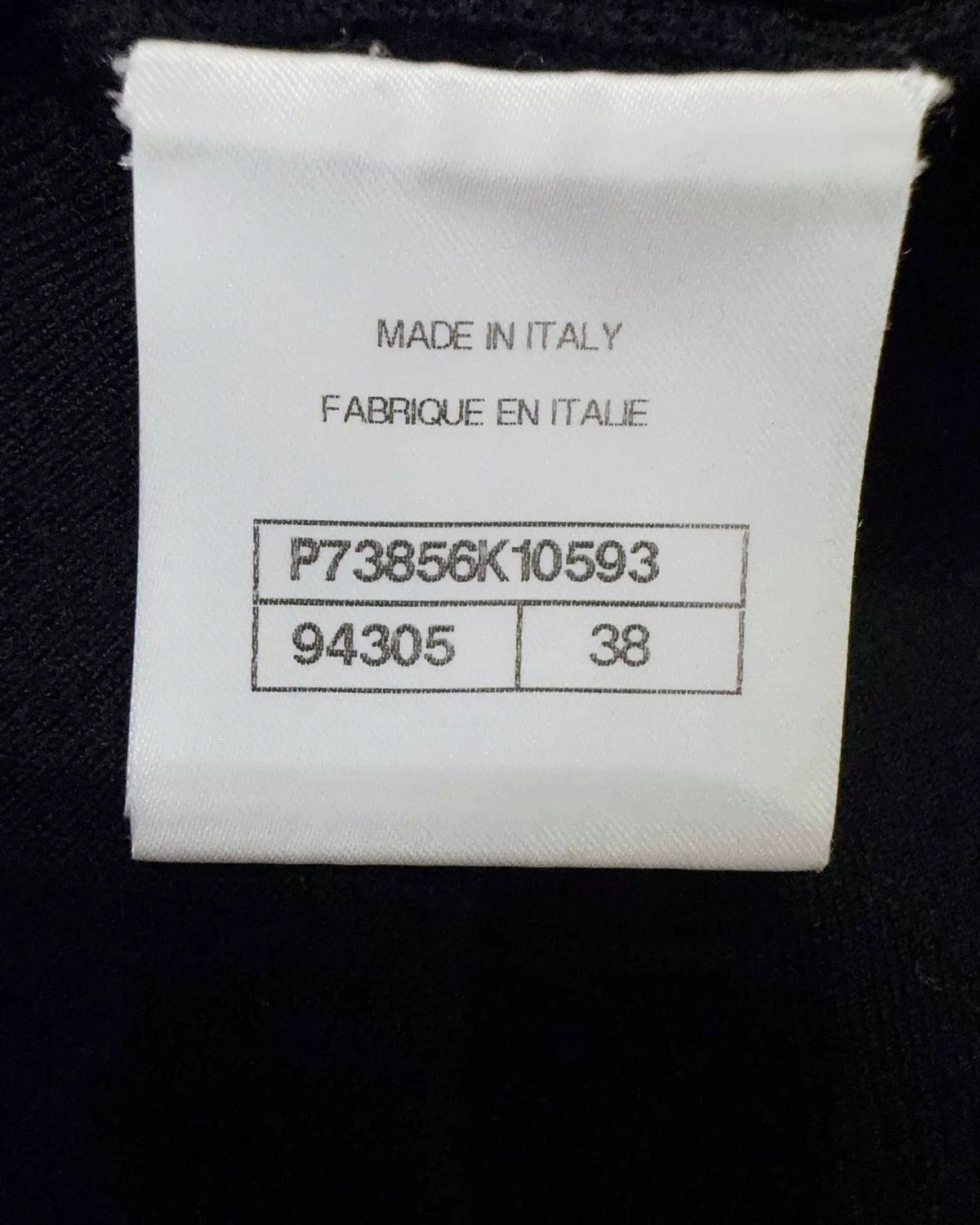 Chanel 22K CC Sweater Black FR 38