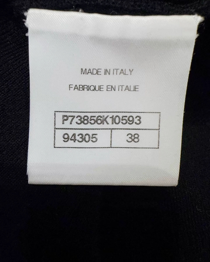 Chanel 22K CC Sweater Black FR 38