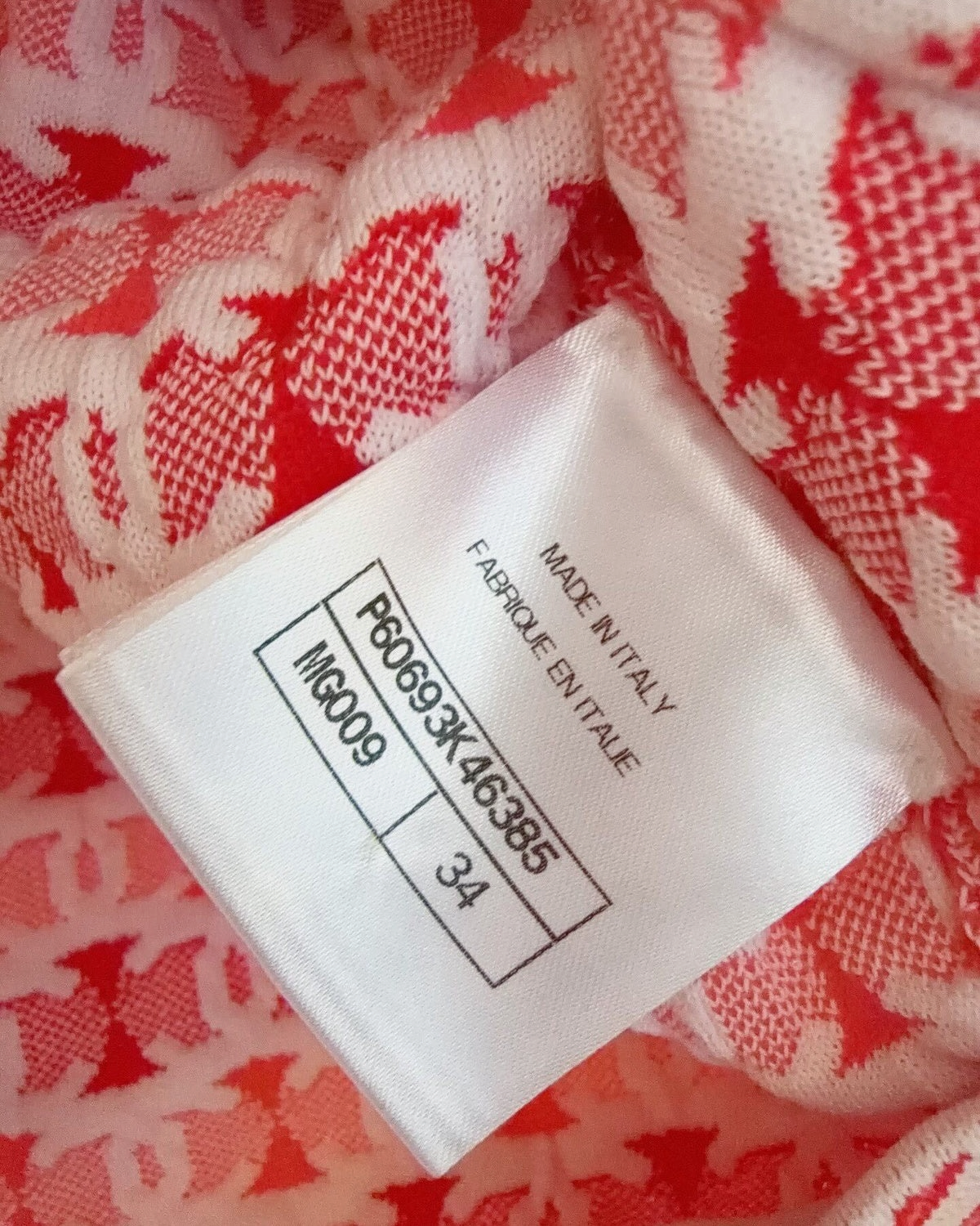 Chanel 19P CC Cardigan Red, Pink, White FR 34