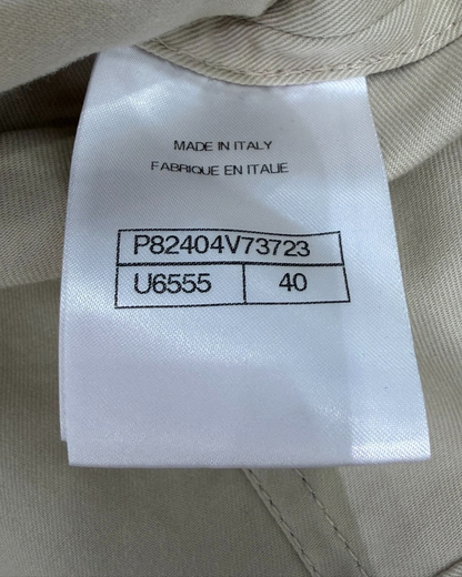 Chanel 26P Denim Jacket Beige/Ecru FR 40