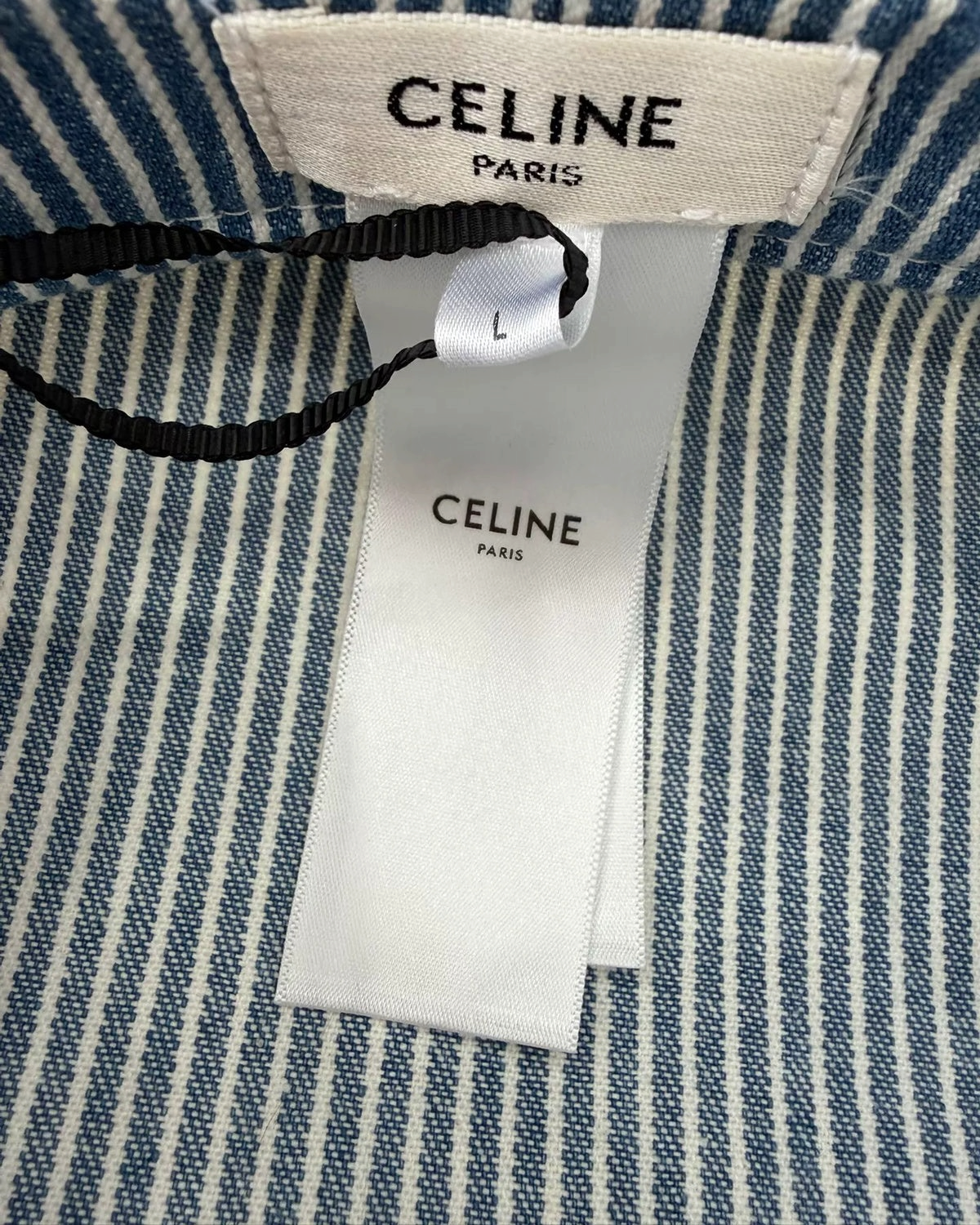 Celine Striped Hat Blue FR 40