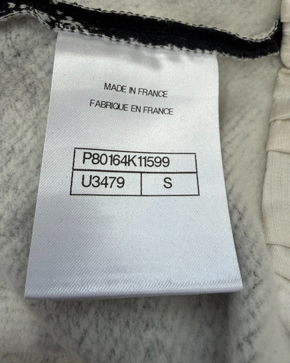 Chanel 25B Speckled Pullover Hoodie Black, White, Beige/Ecru FR 36