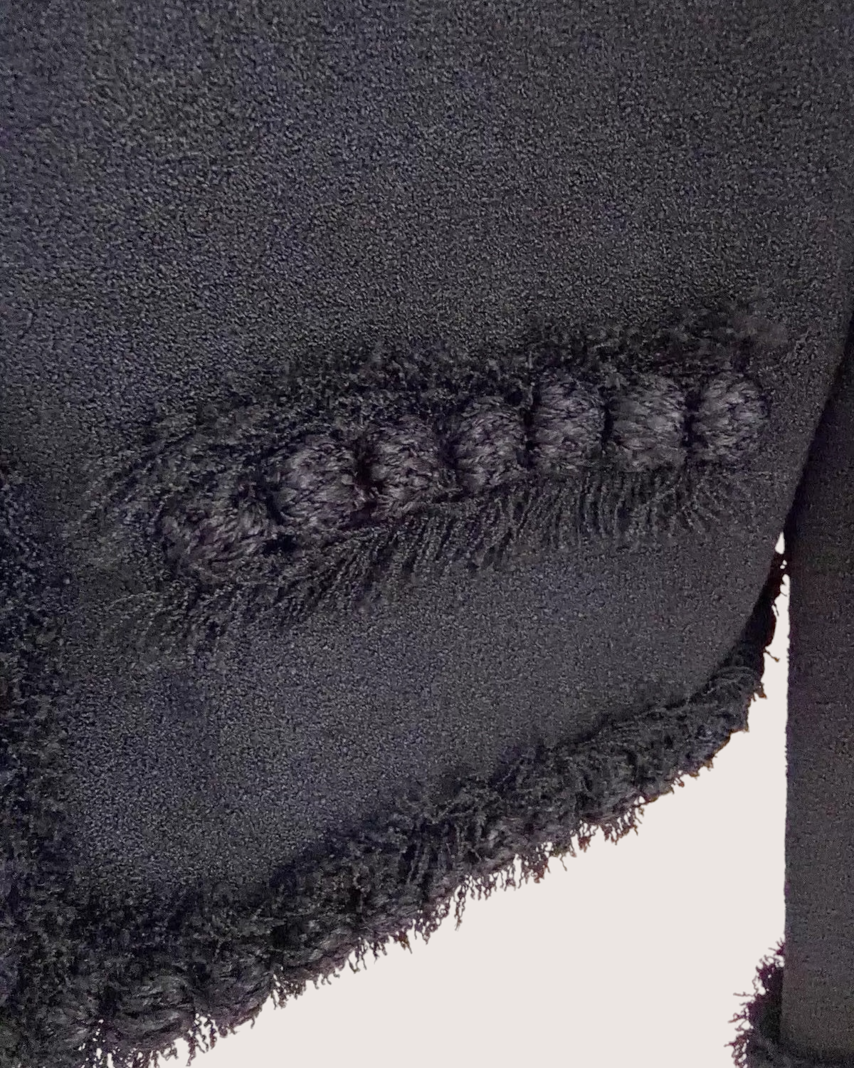 Chanel 26A Fringe Jacket