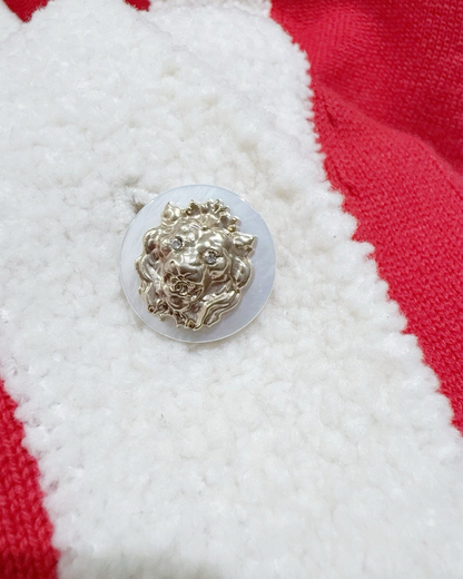 Chanel 19K Bouclé-Trim Cardigan Red, White FR 34