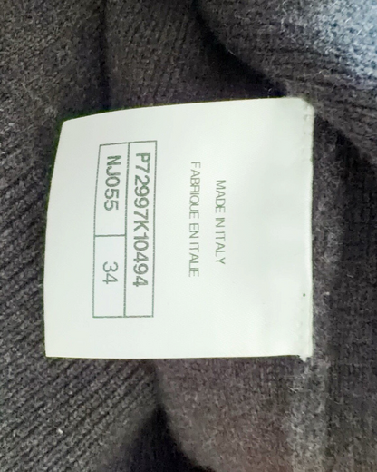 Chanel 22A CC Cashmere Cardigan Black, Silver FR 34