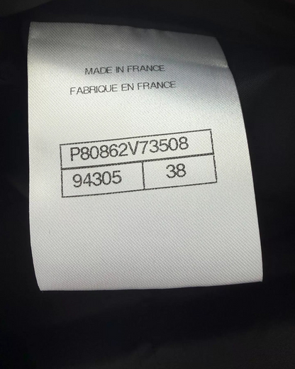 Chanel 26C Sailor-Collar Jacket Black FR 38