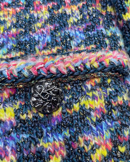 Chanel 20A Tweed Jacket Multicolor FR 34